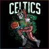 Celtics Clover Skeleton Basketball Boston Celtics Basketball 2023 NBA Playoff SVG