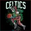 Celtics Clover Skeleton Basketball Boston Celtics Basketball 2023 NBA Playoff SVG