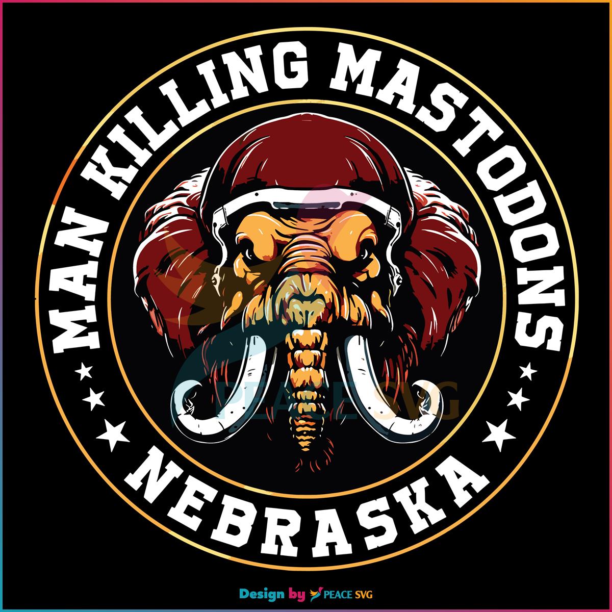 ammut Man Killing Mastodon SVG