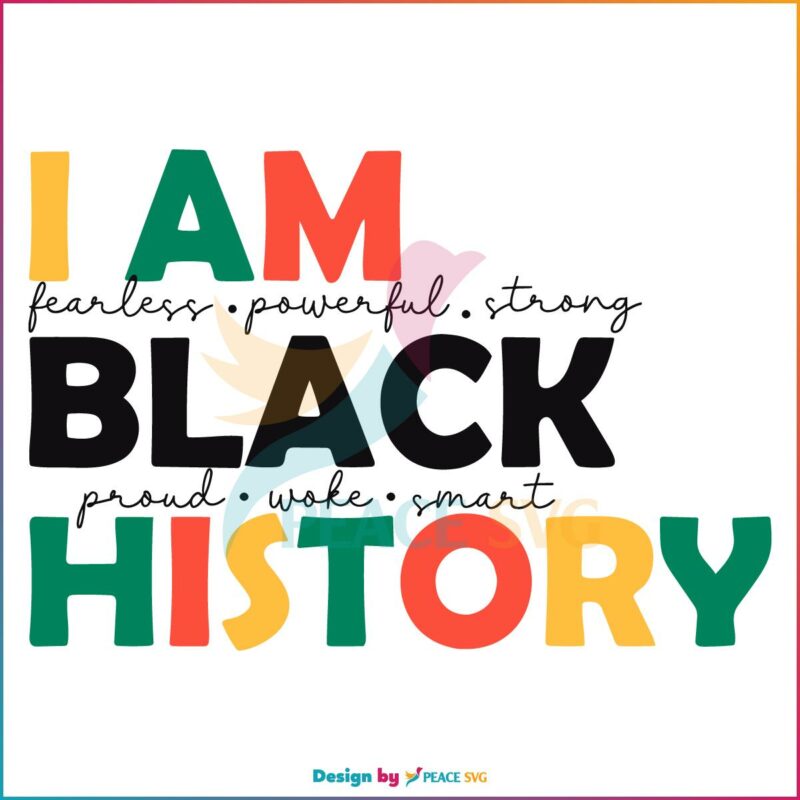 I Am Black History Happy Juneteenth Day SVG