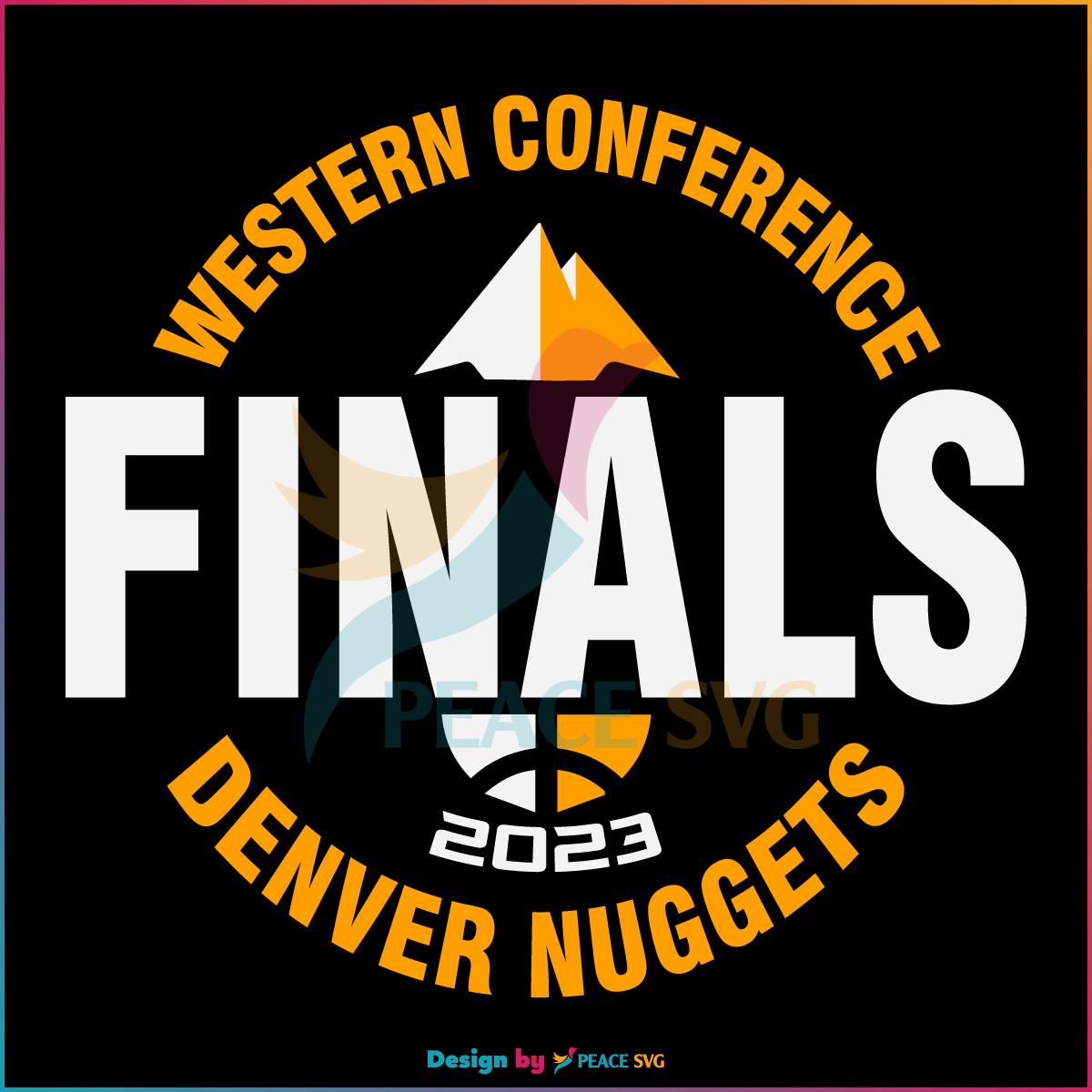 Western Conference Denver Nuggets Finals 2023 SVG