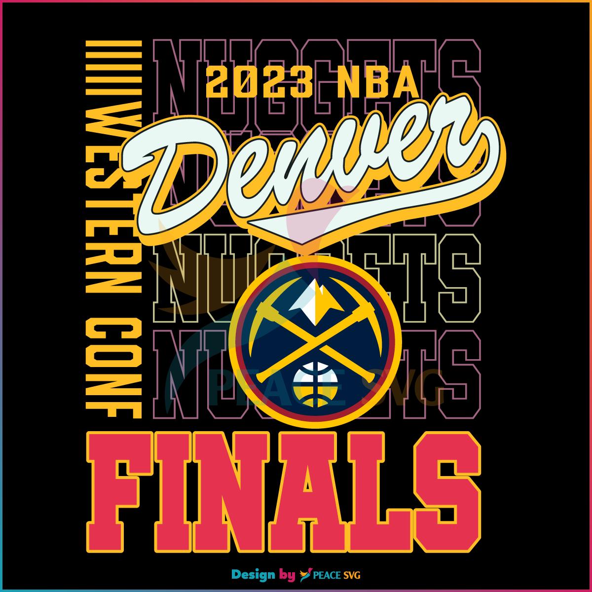2023 Western Conference Finals Nuggets Logo SVG