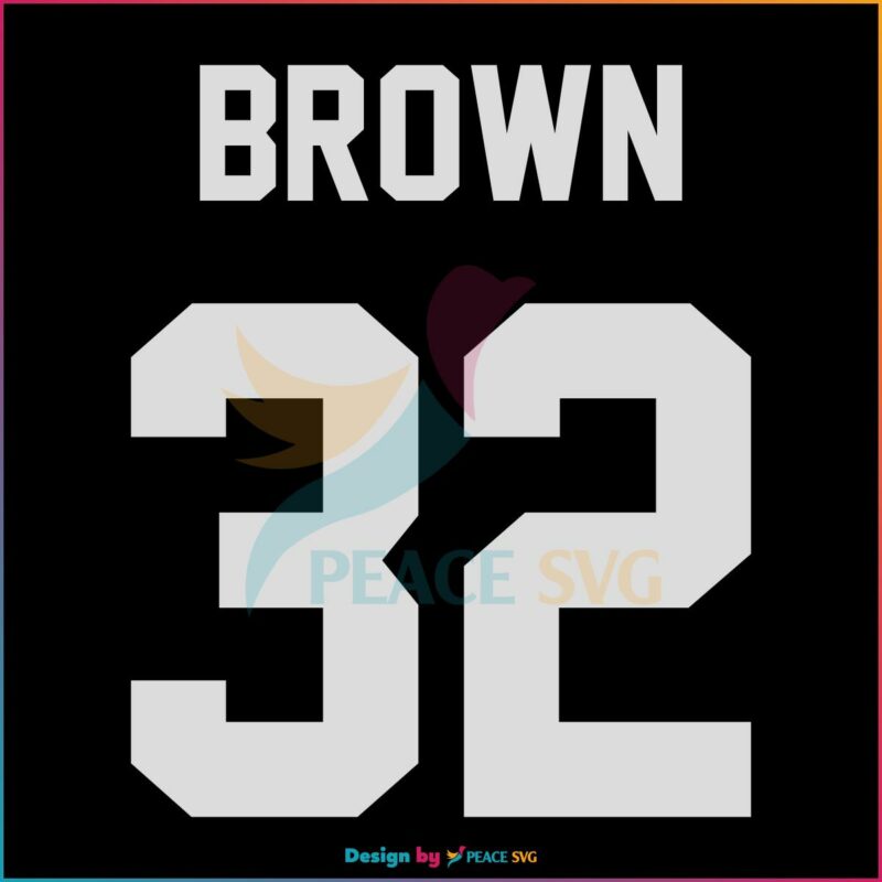 Jim Brown The Legendary Browns SVG