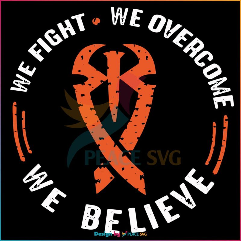 WWE YOUTH Boys Roman Reigns We Fight We Overcome We Believe SVG