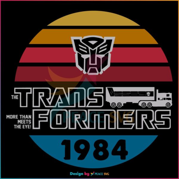 Vintage The Trans Formers 1984 Best SVG