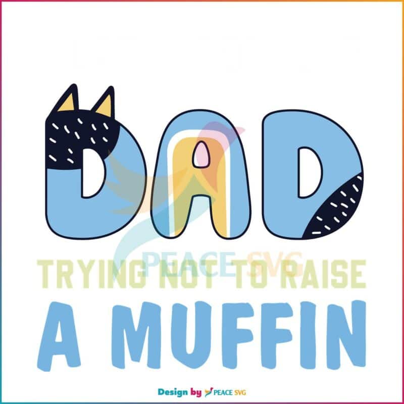 Just A Regular Dad Funny Bluey Fathers Day Svg