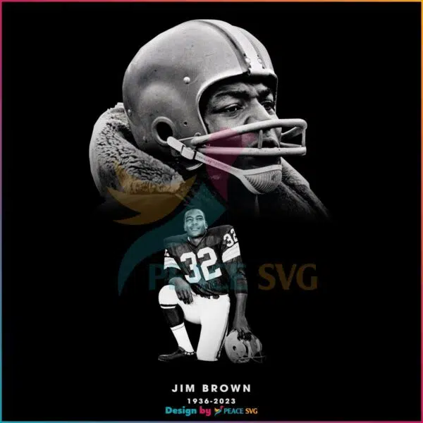 Greatest Of All Time Legend NFL Cleveland Browns Jim Brown PNG