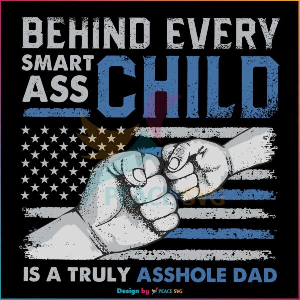 Personalized Dad Raised Fist Bump Fathers Day Svg