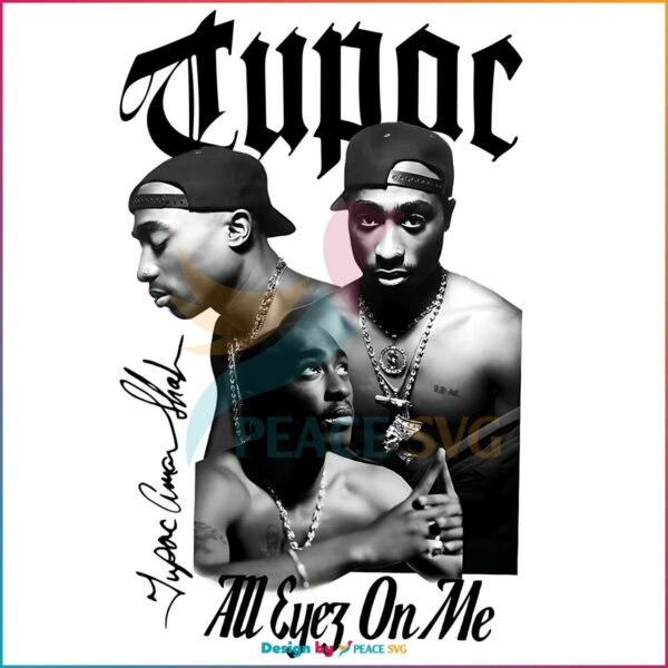 Vintage Tupac 90s Hip Hop Legends PNG