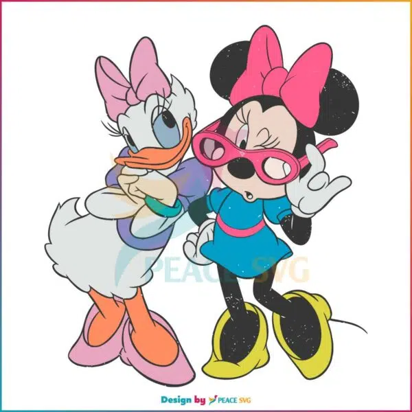 Minnie Mouse and Daisy Duck Best SVG