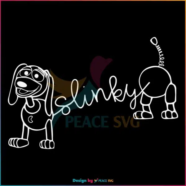 Disney Slinky Toy Story Svg