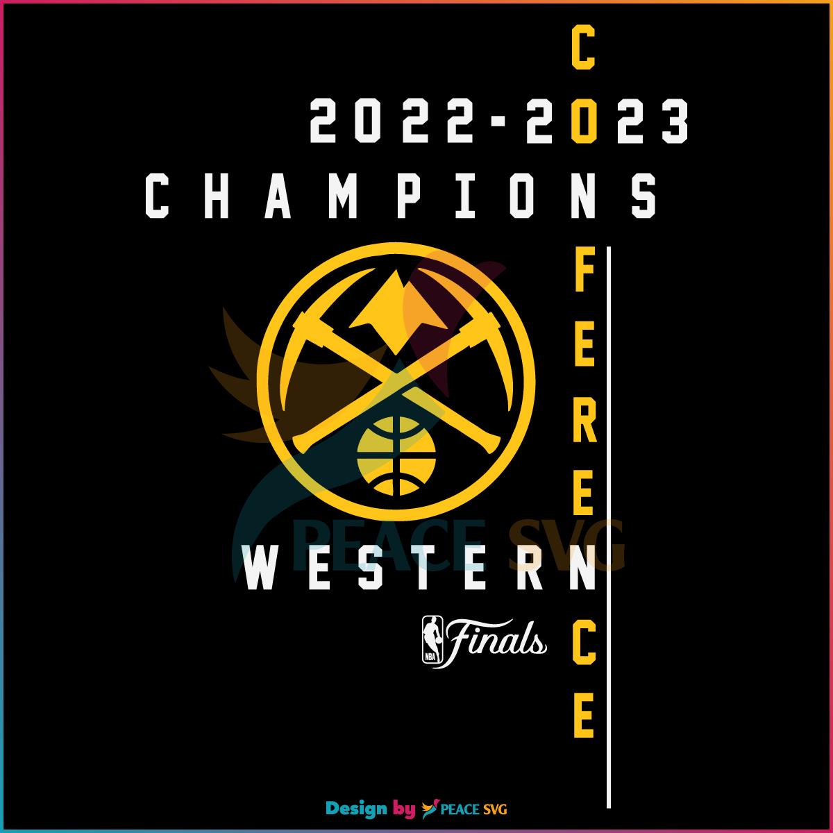 Denver Nuggets Champions Western Conference 2023 SVG