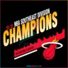 Miami Heat Southeast Division Champions SVG