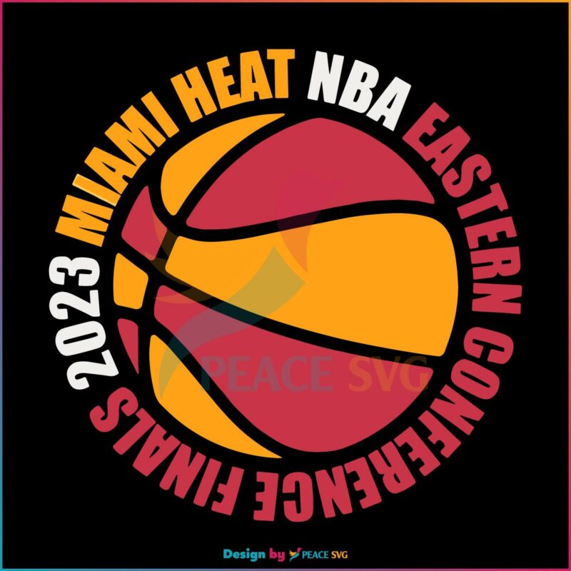 Miami Heat NBA Eastern Conference Finals 2023 SVG