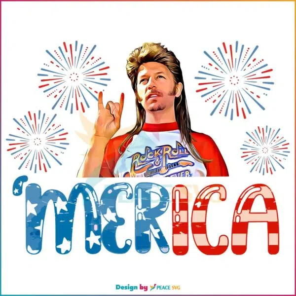 Joe Dirt 4th Of July USA Flag PNG