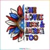 She Loves Jesus And America Too American Flag Sunflower PNG
