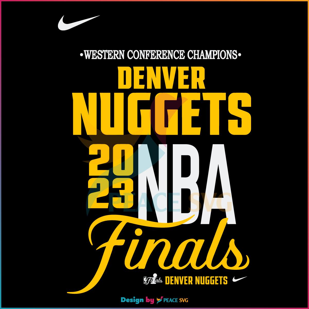 Western Conference Champions Denver Nuggets 2023 SVG