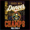 NBA Finals 2023 Western Conference Champions Denver Nuggets SVG