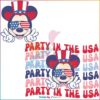 4th Of July Mickey American Party In The USA SVG