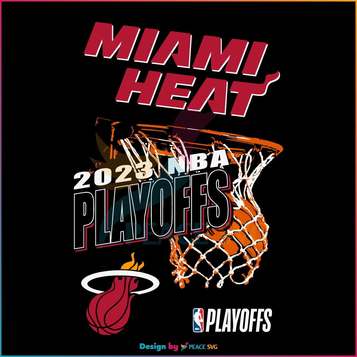 2023 NBA Playoffs Miami Heat Champion SVG