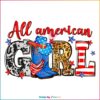 All American Girl Cowgirl Boots Happy Independence Day PNG