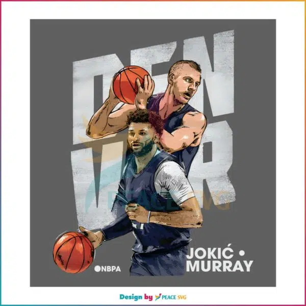 Nikola Jokic And Jamal Murray Denver Duo PNG