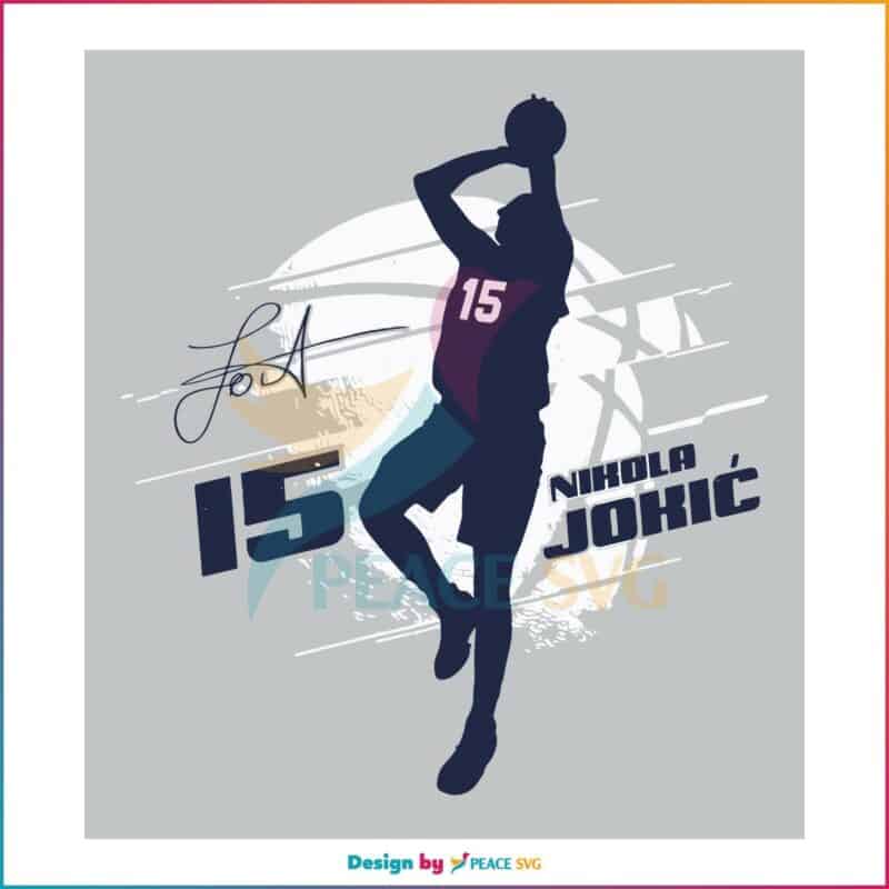 Nikola Jokic Denver SVG Denver Nuggets Player SVG