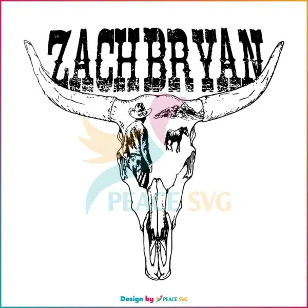 Gildan Vintage Zach Bryan Wild West Country Music SVG