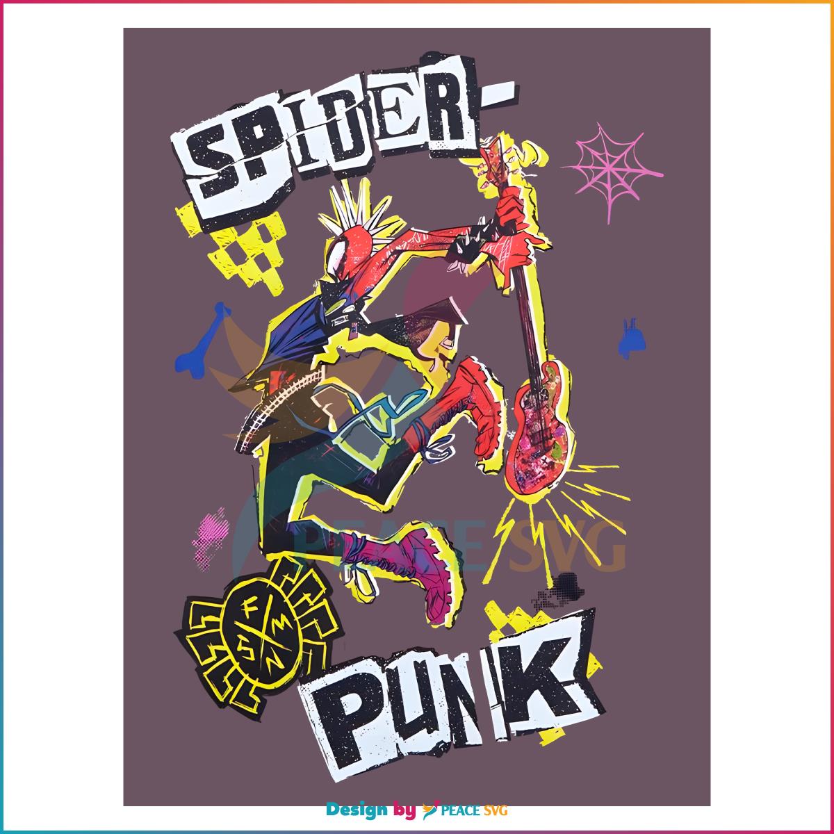 Marvel Spiderman Spider Punk PNG