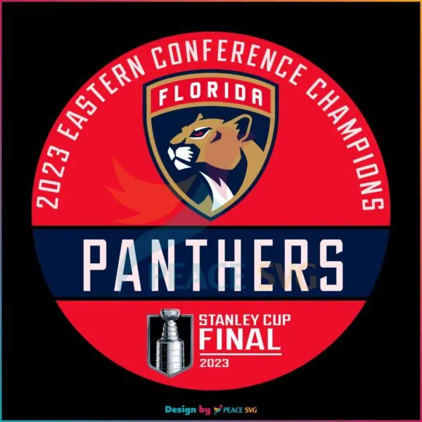 Florida Panthers 2023 Eastern Conference Champions SVG