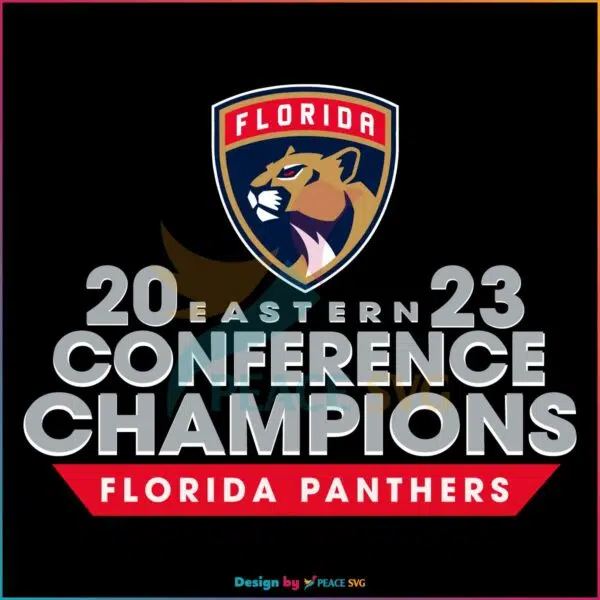 Florida Panthers 2023 Eastern Conference Champions SVG