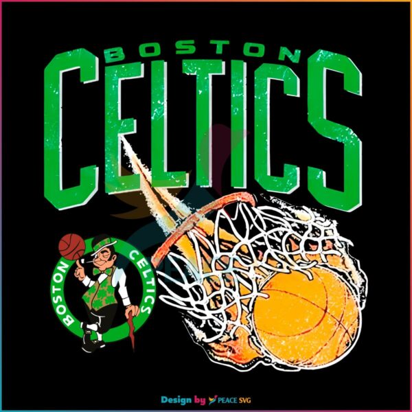 Vintage NBA Basketball Boston Celtics PNG