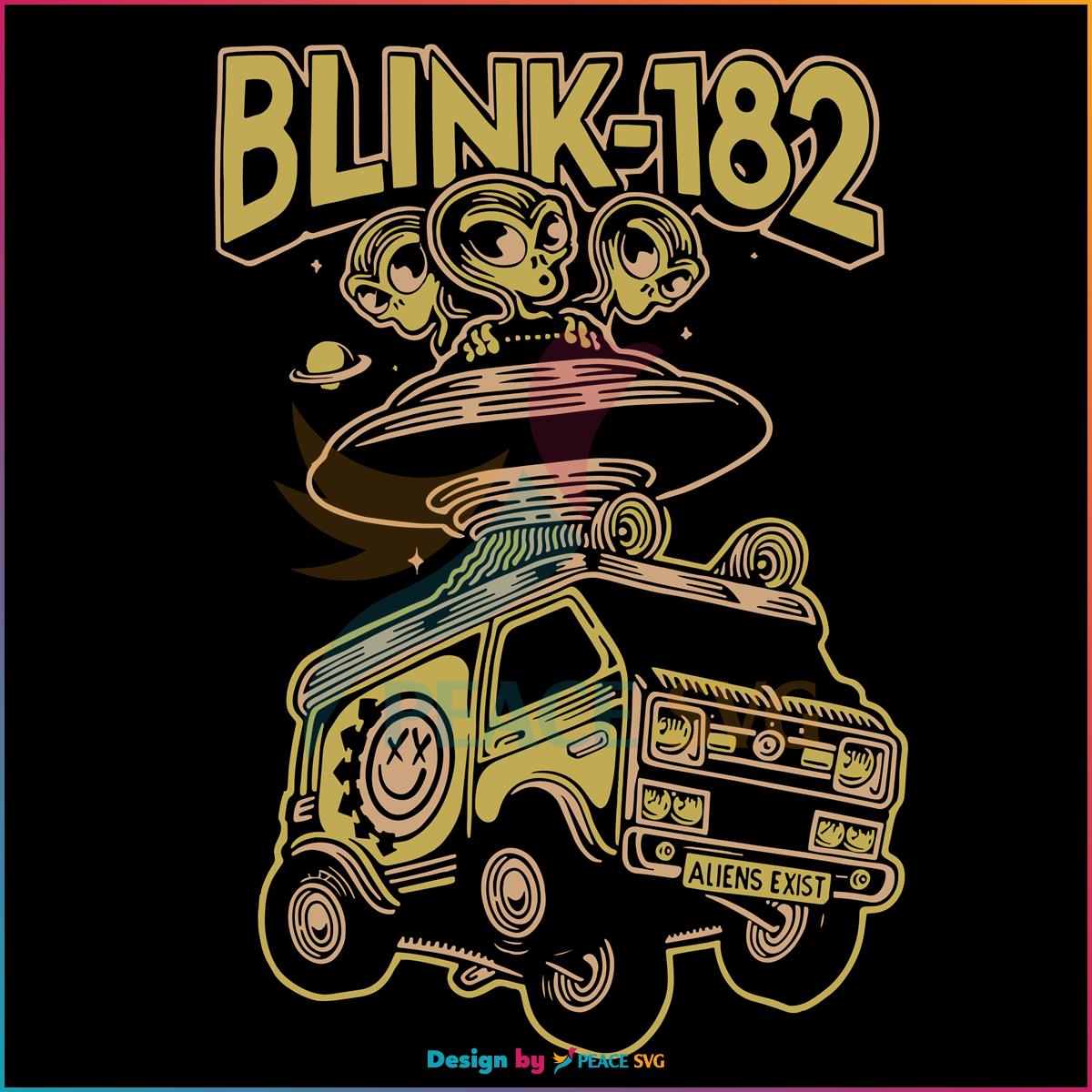 Comfort Colors Blink 182 UFO American Rock Band SVG