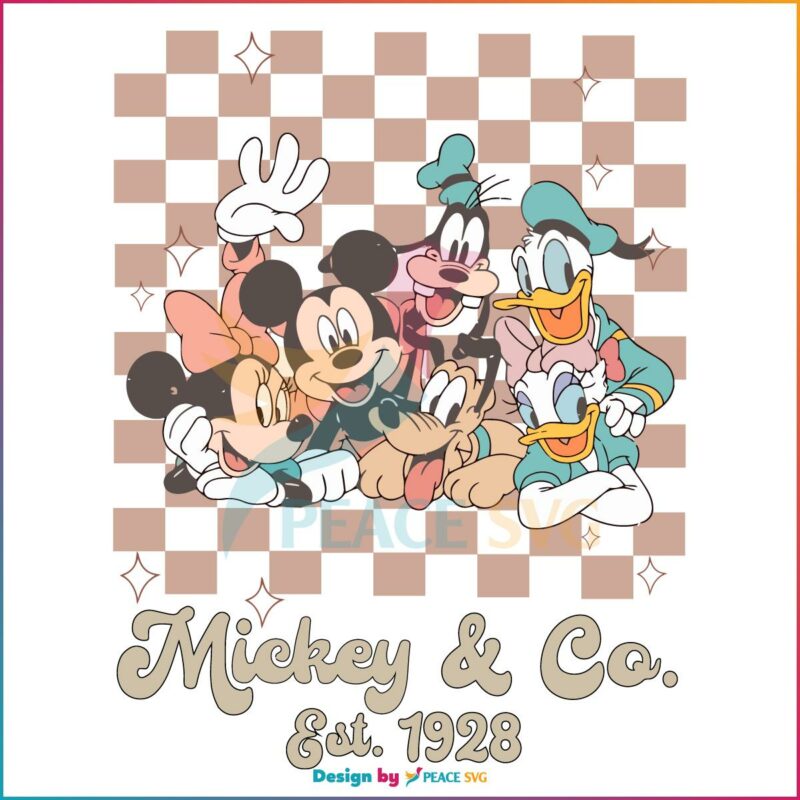 Vintage Mickey And Co 1928 SVG