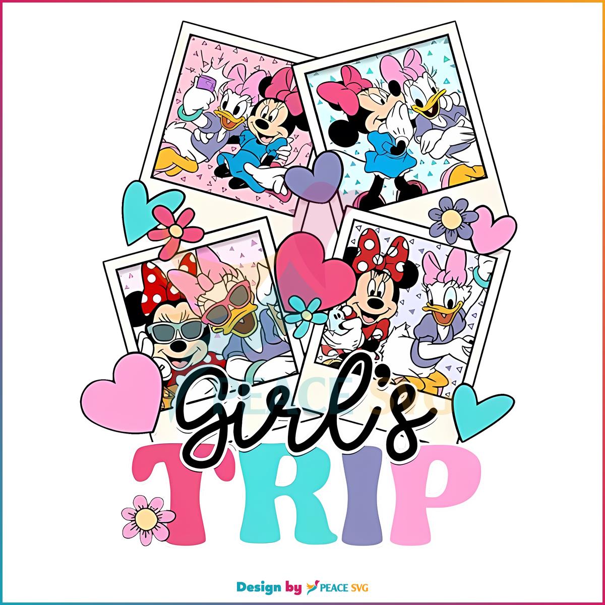 Disney Girls Trip Minnie Mouse And Daisy Duck Bestie PNG