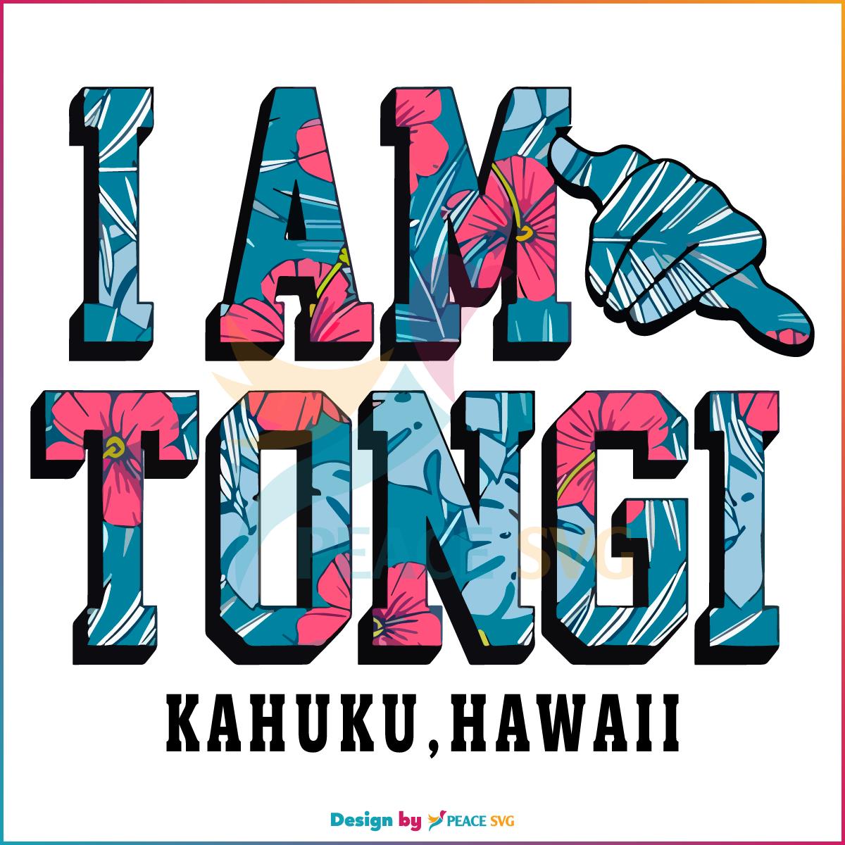 American Idol I Am Tongi I Am Tongi Kahuku Hawai SVG