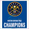 Western Conference Finals Champions 2023 Denver Nuggets SVG