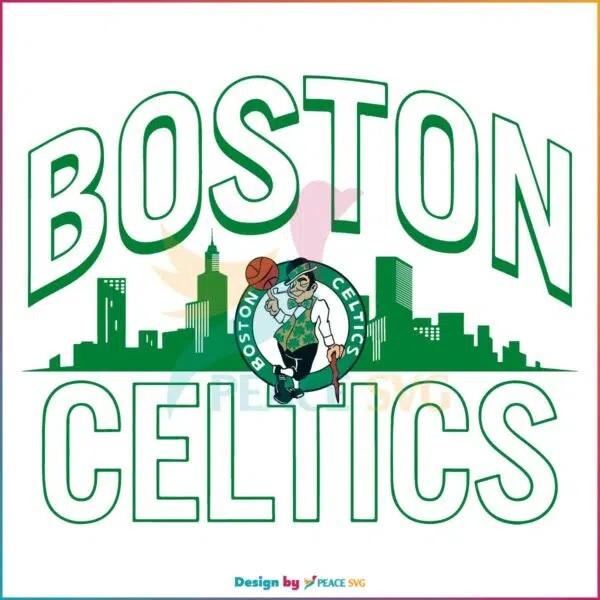 Boston Celtics Basketball Team NBA Final 2023 Svg