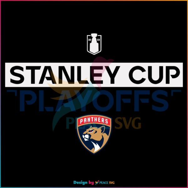 Florida Panthers 2023 Stanley Cup Playoff Participant SVG
