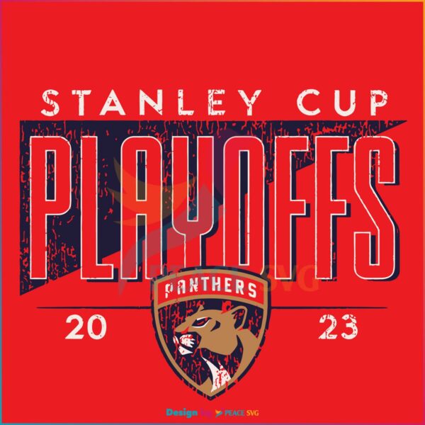 Florida Panthers NHL 2023 Stanley Cup Playoff Svg