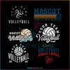 Mascot Volleyball Bundle Best SVG