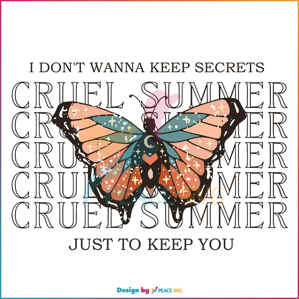 Cruel Summer Butterfly Taylor Lover SVG