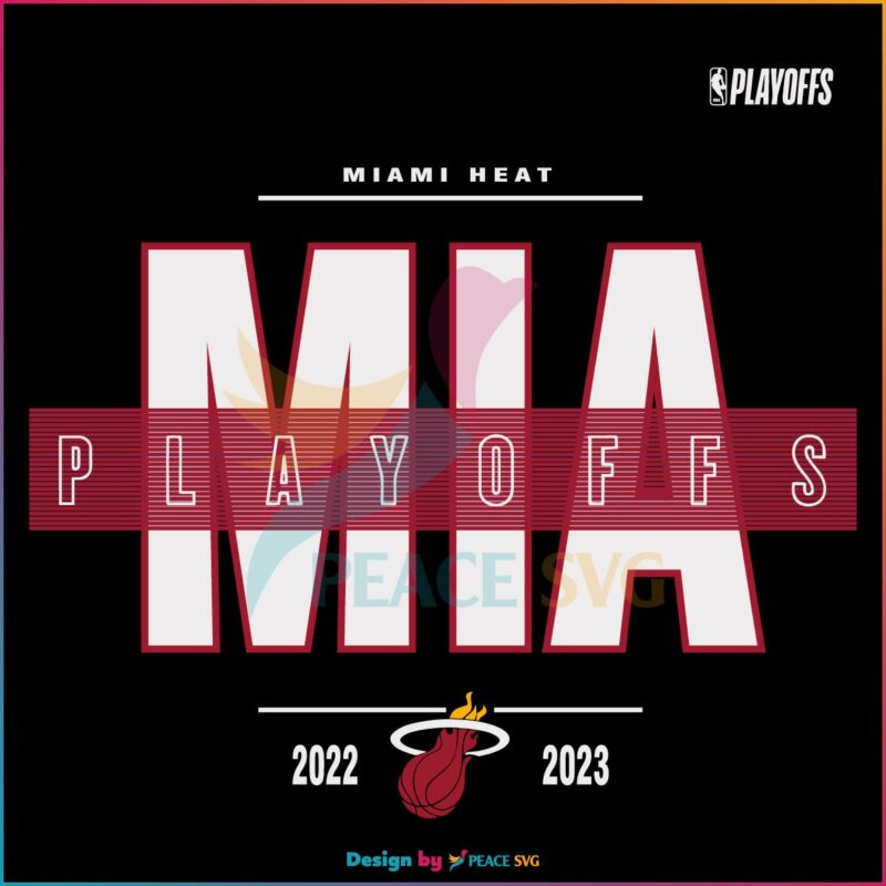 Miami Heat 2023 NBA Playoffs Jump Ball SVG