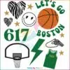 Boston Basketball Boston Celtics SVG