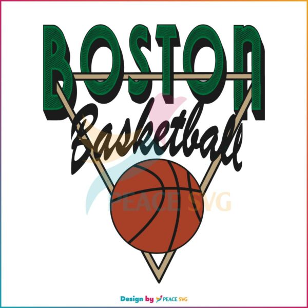 Vintage Boston Celtics NBA Basketball SVG