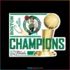 Boston Celtics Champions Final NBA 2023 Png