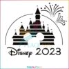 Disney 2023 Silhouette Castle SVG