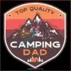 Vintage Retro Top Dad Camping Groovy SVG