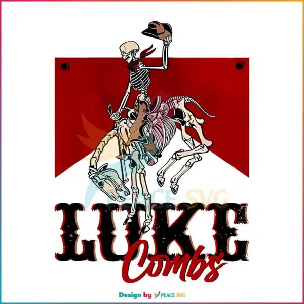 vintage-luke-combs-western-luke-combs-bullhead-tour-png