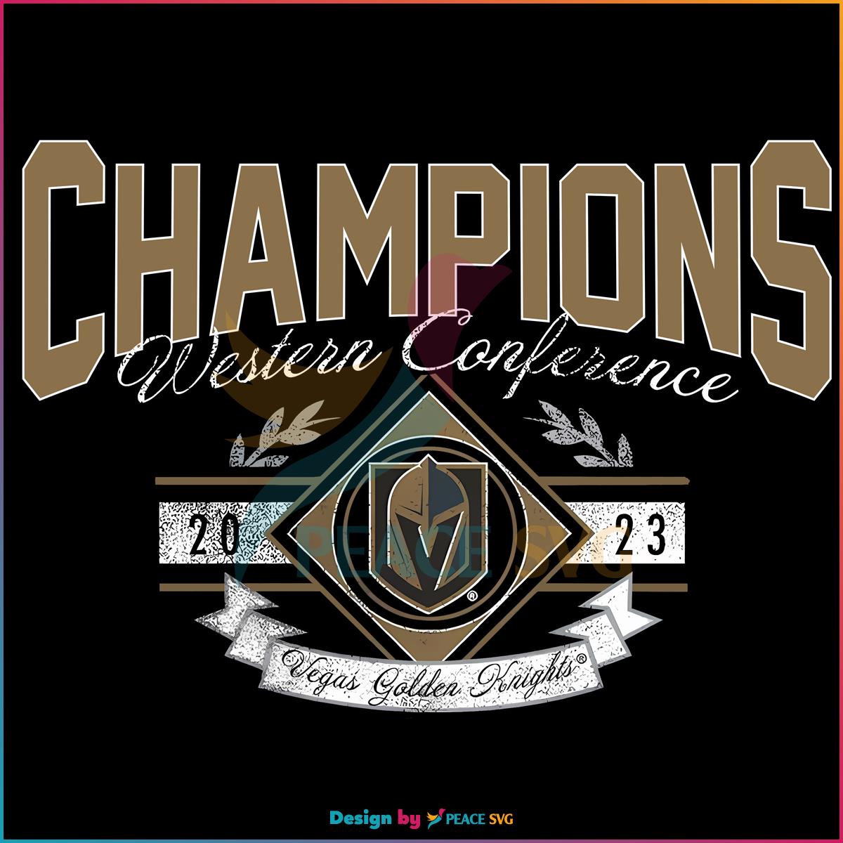 vegas-golden-knights-western-conference-champions-nhl-svg